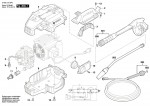 Bosch 3 600 J10 070 GHP 5-13 C High Pressure Cleaner 240 V / GB Spare Parts GHP5-13C